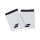 Babolat Jumbo Logo Sweatband Wristband white/black - 2 pieces